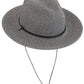 Black C.C Chin Strap Straw Panama Hat. Keep your styles on even when you are relaxing at the pool or playing at the beach. Large, comfortable, and perfect for keeping the sun off of your face, neck, and shoulders Perfect summer, beach accessory. Ideal for travelers who are on vacation or just spending some time in the great outdoors.
