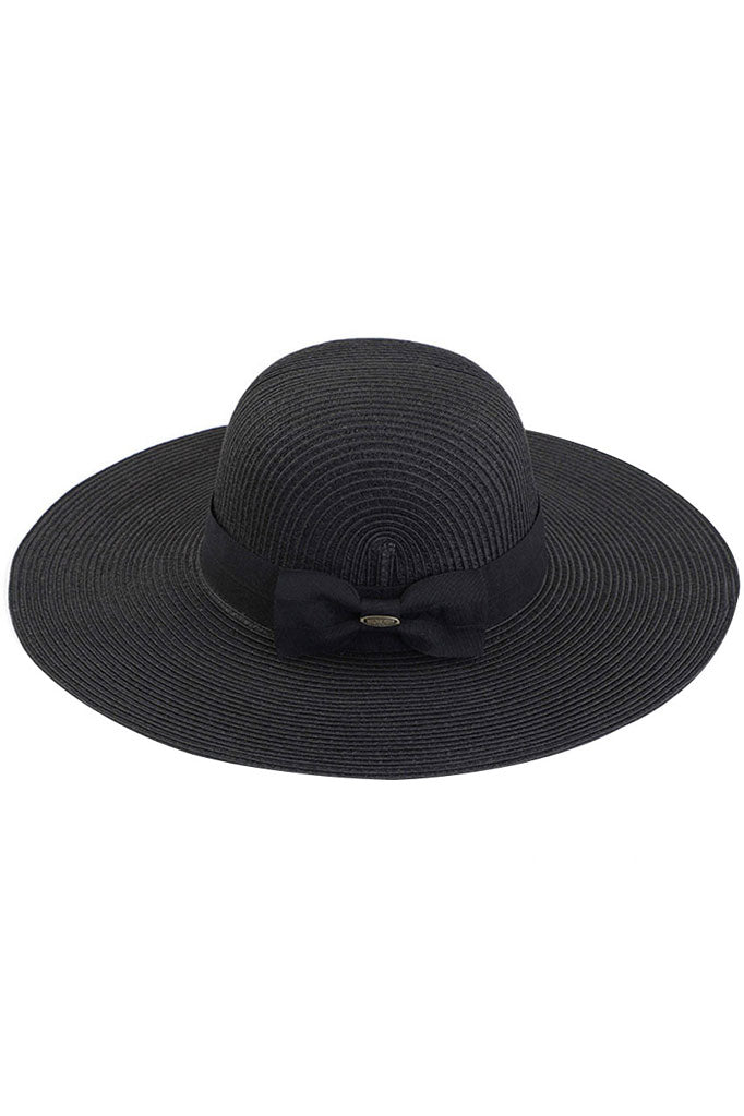 Black C.C Detachable Bow Foldable Sun Hat, it will bring fantasy and color to your summer outfits. Whether you’re basking under the summer sun at the beach, lounging by the pool, or kicking back with friends at the lake, a great hat can keep you cool and comfortable even when the sun is high in the sky.  A light summer hat, to be worn without moderation on a daily basis. 