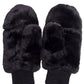 Black CC Faux Fur Mittens With Shepherd Lining, are a smart, eye-catching, and attractive addition to your outfit. These trendy gloves keep you absolutely warm and toasty in the winter and cold weather outside. Accessorize the fun way with these gloves. It's the autumnal touch you need to finish your outfit in style. A pair of these gloves will be a nice gift for your family, friends, anyone you love, and even yourself.
