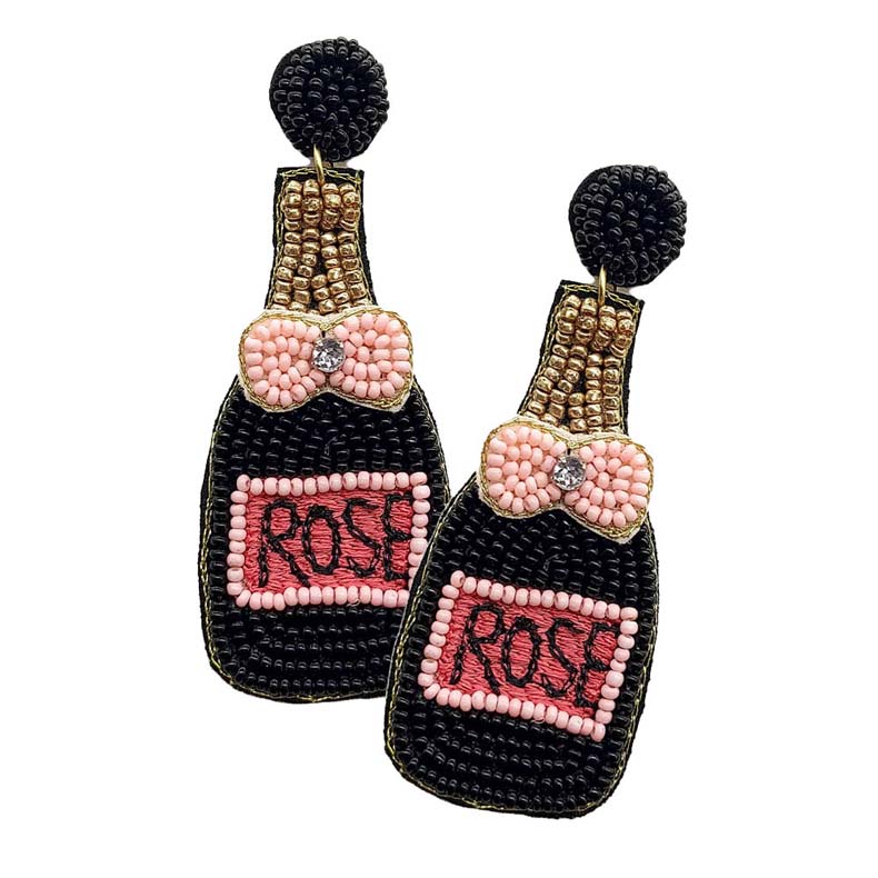 Black Felt Back Seed Beaded Champagne Dangle Earrings, are beautifully crafted earrings that dangle on your earlobes with a perfect glow to make you stand out and show your unique and beautiful look everywhere. Put on a pop of color to complete your ensemble in a stylish way with these Champagne dangle earrings. Perfect for adding just the right amount of shimmer & shine and a touch of ideal class to any occasion.