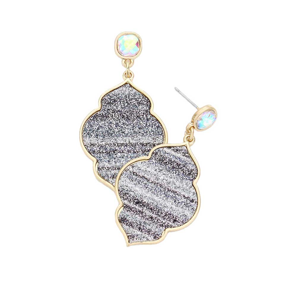 Black Glittered Petal Dangle Earring Look like the ultimate fashionista with these Earrings! Add something special to your outfit ! It will be your new favourite accessory. Perfect Birthday Gift, Anniversary Gift, Mother's Day Gift, Graduation Gift, Prom Jewellery, Just Because Gift, Thank you Gift.