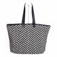 Black Herringbone Tote Bag, This beautiful trendy bag design gives you the ability to highlight and contrast many different outfits. The shoulder tote bag large enough to hold all your daily needs. Soft and stylish, cute tote with geometric print is full of personality, very fresh and unique; As a fashion statement, goes well with heels and skinny jeans in spring, fall and winter.