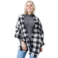 Black Plaid Check Oblong Scarf, accents your look with a soft, highly versatile plaid design and keeps you warm and toasty on cold days and in winter. A rugged staple brings a classic look. The variety of its color adds harmony & completes your outfit in style. You will feel cozy, comfortable, and confident everywhere with this oblong scarf. Throw it on over so many pieces elevating any casual outfit!