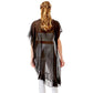 Black Solid Color Half Ruffled Cover-Up Poncho, This lightweight ponchos for women have plenty of stretch with lovely draping. The added ruffle edge gives better coverage with a feminine look. Feel sexy and comfortable no matter where you are. This unique poncho top can be worn in a variety of ways. A warp poncho that will complement every outfit you own. Suitable for Summer wrap, travel vacation, Beach, Party, Club, Night, Evening, Date, Casual and Other Occasions in Spring, Summer and Autumn.