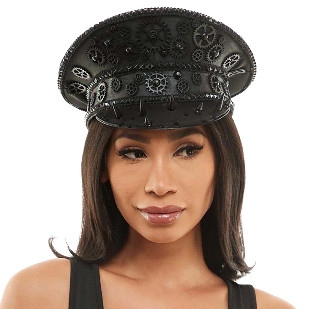 Black Steampunk Fisherman Hat, be the one with the most fashionable, head-turner costume & accessories. These steampunk fisherman hat for women is reliable and reusable, comfortable and soft, sturdy and safe, not easy to break or fade, and can serve you for a long time. The fisherman hat adopts a unique design, stylish and attractive, bling and elegant, which can make you stand out in your daily life and holiday parties, showing your beauty and confidence.