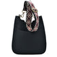 Black Suede Leather Messenger Crossbody Shoulder Bag With Guitar, This crossbody bag is versatile, functional, and beautiful featuring interchangeable fun leopard straps. Sturdy and durable material. This stunning bag features a spacious interior for all your must-have essentials items on the go. You can use it as a everyday bag, school bag, Notebook bag, messenger bag or can be taken anywhere.
