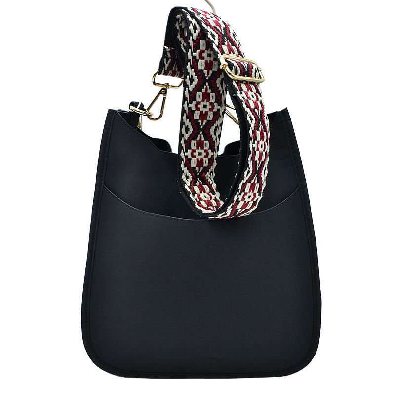 Black Suede Leather Messenger Crossbody Shoulder Bag With Guitar, This crossbody bag is versatile, functional, and beautiful featuring interchangeable fun leopard straps. Sturdy and durable material. This stunning bag features a spacious interior for all your must-have essentials items on the go. You can use it as a everyday bag, school bag, Notebook bag, messenger bag or can be taken anywhere.