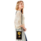 Black Sunflower Patch Accented Mini Straw Crossbody Bag, these straw Crossbody Bag are designed with Sunflower Patch, looking lovely and attractive; they are lightweight to carry and durable to serve you for a long time, giving you good use feeling; Easy to carry specially when you need hands-free, fun, vibrant colors casual or a night out on the town or hang out on the beach. Perfect Birthday Gift, Valentine's Day Gift, Anniversary Gift, Loved One Gift, Mother's Day Gift, Vacation, etc
