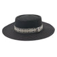 Black Tribal Band Panama Sun Hat. Keep your styles on even when you are relaxing at the pool or playing at the beach. Large, comfortable, and perfect for keeping the sun off of your face, neck, and shoulders Perfect summer, beach accessory. Ideal for travelers who are on vacation or just spending some time in the great outdoors.