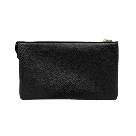 Black Trio Faux Leather Rectangle Crossbody Bag, Look like the ultimate fashionista with these Crossbody bags! Add something special to your outfit! This fashionable bag will be your new favorite accessory. Perfect Birthday Gift, Anniversary Gift, Mother's Day Gift, Graduation Gift, Valentine's Day Gift.