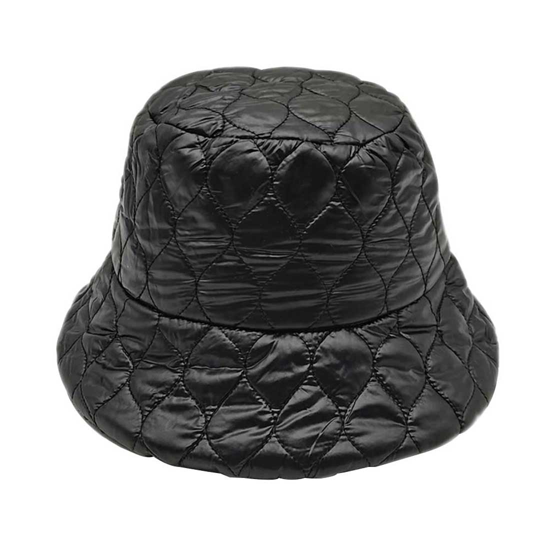 Black Wave Padded Bucket Hat, Show your trendy side with this chic Wave Padded Bucket Hat. Have fun and look Stylish anywhere outdoors. Great for covering up when you are having a bad hair day. Perfect for protecting you from the sun, rain, wind, snow, beach, pool, camping, or any outdoor activities. Amps up your outlook with confidence with this trendy bucket hat.