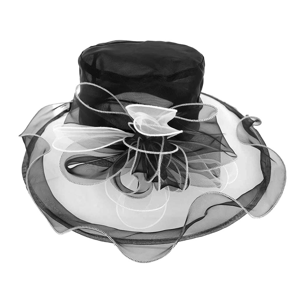 Black White Mesh Bow Organza Dressy Hat, is an elegant and high fashion accessory for your modern couture. Unique and elegant hats, family, friends, and guests are guaranteed to be astonished by this mesh bow dressy hat. The fascinator hat with exquisite workmanship is soft, lightweight, skin-friendly, and very comfortable to wear. 