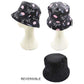 Black Stylish Message Lipstick Patterned Reversible Bucket Hat, Keep your styles on even when you are relaxing at the pool or playing at the beach. Have fun and look Stylish. You can easily fold this bucket hat and put it in any backpack. perfect for keeping the sun off of your face, neck, and shoulders Perfect summer, beach accessory. Ideal for travelers who are on vacation or just spending some time in the great outdoors.