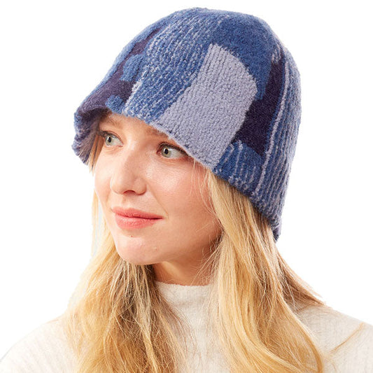Blue Abstract Patterned Soft Fabric Bucket Hat. Show your trendy side with this chic animal print hat. Have fun and look Stylish. Great for covering up when you are having a bad hair day, perfect for protecting you from the sun, rain, wind, snow, beach, pool, camping or any outdoor activities.