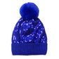 Blue Ada Soft Cozy Cable Knit Pom Pom Beanie Hat Warm Knit Pom Pom Hat Winter Hat, before running out the door into the cool air, you’ll want to reach for this toasty beanie to keep you incredibly warm. Accessorize the fun way with this faux fur pom pom hat, it's the autumnal touch you need to finish your outfit in style. Awesome winter gift accessory!