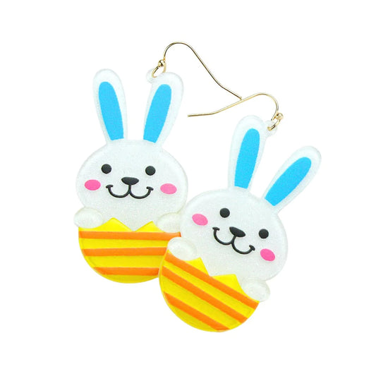 Blue Easter Bunny Resin Dangle Earrings, Embrace the Easter spirit with these cute resin earrings. These adorable dainty gift earrings are bound to cause a smile or two. The exquisite design will never go out of style & it will make you unique this Easter. Surprise your loved ones on this Easter Sunday occasion. A great gift idea for your Wife, Mom, or your Loving One. Happy Easter!
