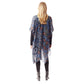 Blue Peacock Feather Printed Ruana Poncho, beautifully Peacock Feather designed Poncho is made of soft and breathable material that amps up your real and gorgeous look with a perfect attraction anywhere, anytime. Its eye-catchy design makes it unique from others and makes you stand out. Coordinate with any ensemble to finish in perfect style and get ready to receive beautiful compliments. It will be your favorite accessory to wear everywhere with confidence.