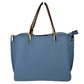 Blue Simpler Times Bucket Crossbody Bags For Women. A great everyday casual shoulder bag composed of Faux leather. A simple design with subtle gold hardware details on the closure.  Magnetic snap closure for an inner zipper pouch opening spacious to hold your phone, wallet, and other essentials securely.