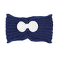 Blue Soft Knit Accented Plush Bow Detailed Warm Winter Headband Ear Warmer, soft & fuzzy ear warmer headband will shield your ears from wintry cold weather ensures all day comfort, shimmery headband creates trendy look, toasty & fashionable. Perfect Gift Birthday, Holiday, Christmas, Stocking Stuffer, Anniversary, Loved One