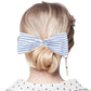 Blue Yellow Striped Deft Bun Maker Hair Band. Deft Bun Maker Hair Band making you feel extra glamorous. Push back your hair with this pretty Bun Maker Hair Band, add a pop of color to any plain outfit! Be ready to receive compliments. Be the ultimate trendsetter wearing this chic headband with all your stylish outfits!