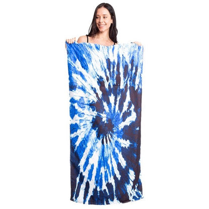 Blue Tie Dye Print Beach Towel and Tote Bag Tie Dye Beach Towel Tote Bag enjoy summer vibes, day at the beach, pool, vacay! Toss your bathing suit, suntan lotion, get ready to go. Great Birthday Gift, Anniversary Gift, Mother's day gift, Beach Accessory, Getaway, Vacation, Pool, Convenient, Tie Dye Beach Towel in a Tote