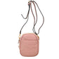Blush Small Crossbody mobile Phone Purse Bag for Women, This gorgeous Purse is going to be your absolute favorite new purchase! It features with adjustable and detachable handle strap, upper zipper closure with a double pocket. Ideal for keeping your money, bank cards, lipstick, coins, and other small essentials in one place. It's versatile enough to carry with different outfits throughout the week. It's perfectly lightweight to carry around all day with all handy items altogether.