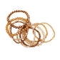 Brown 9PCS Faceted Bead Stretch Bracelets, a timeless treasure, coordinate this 9 pieces Beaded  bracelet with any ensemble from business casual to everyday wear. Beautiful faceted Beads which are a perfect way to add pop of color and accent your style. Adds a touch of nature-inspired beauty to your look. Make your close one feel special by giving this faceted bracelet as a gift and expressing your love for your loved one on special day.