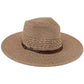Brown C.C faux leather string paper straw panama hat. You’re basking under the summer sun at the beach, lounging by the pool, or kicking back with friends at the lake, a great hat can keep you cool and comfortable even when the sun is high in the sky. Large, comfortable, and perfect for keeping the sun off of your face, neck, and shoulders, ideal for travelers who are on vacation or just spending some time in the great outdoors.