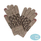 Brown Leopard Patterned Smart Gloves, drag out your dashing look and gives you warmth on cold days. These warm gloves will allow you to use your electronic device and touch screens with ease. The attractive leopard pattern exposes the bold look and trendy appearance. Perfect Gift for this winter!
