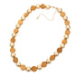 Brown Round Wood Metal Ball Necklace, delicately polished necklace will enhance your look, versatile enough for wearing straight through the week, perfectly lightweight for all-day wear, coordinate with any ensemble from business casual to everyday wear, the perfect addition to every outfit. Adds a touch of nature-inspired beauty to your look. 