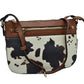 Brown Stylish Cowprint Pattern Crossbody Handbag, This Cowprint handbag can be worn crossbody or on the shoulder comfortably. This comfortable handbag is made of high-quality durable PU leather which is also beautiful at the same time. This handbag features one big compartment for your daily essentials and a little more. Show your trendy choice and smartness with this awesome cow-print bag. 