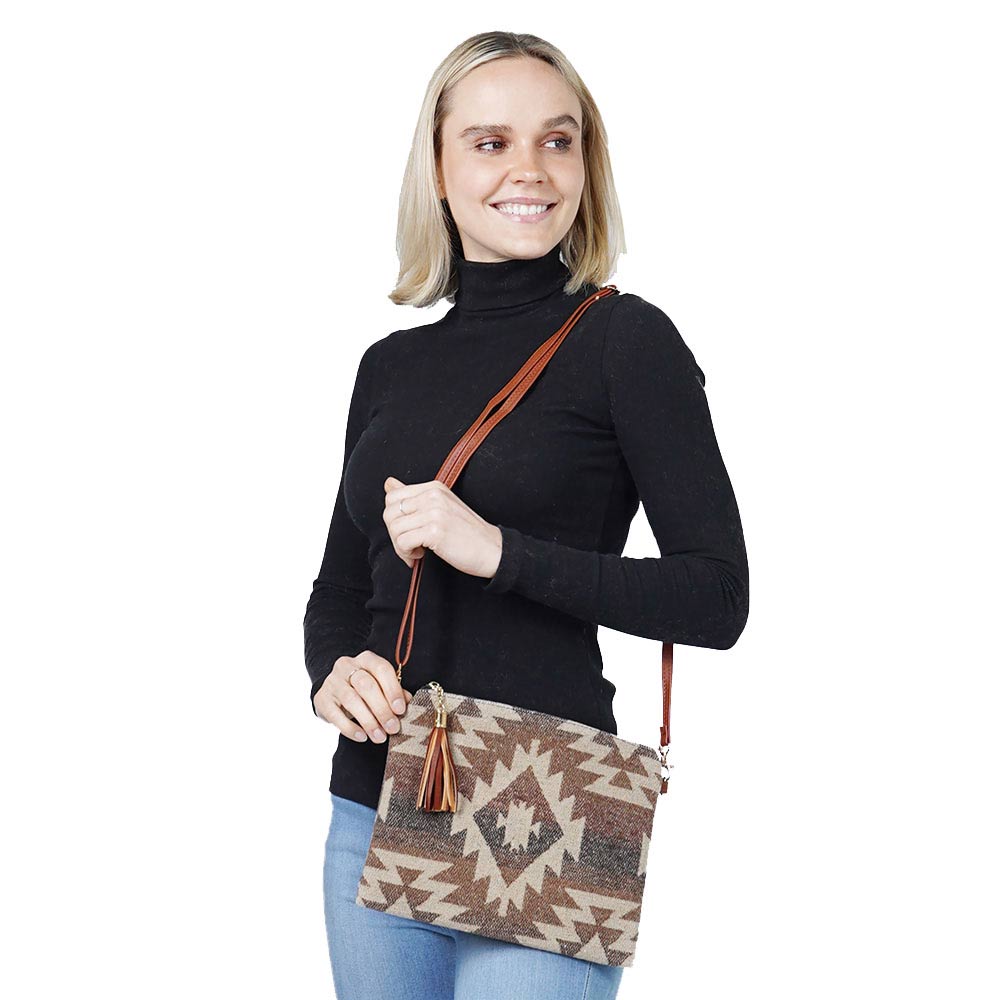 Brown Western Print Crossbody Clutch Bag, looks like the ultimate fashionista carrying this trendy western print bag! Comes with attachable and detachable straps, easy to carry especially when you need hands-free and lightweight to run errands or a night out in the town. A nice Gift for Birthday, Holiday, Christmas, New Years, etc. Stay comfortable and trendy!