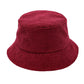 Burgundy Solid Corduroy Bucket Hat, show your trendy side with this floral corduroy bucket hat. Adds a great accent to your wardrobe, This elegant, timeless & classic Bucket Hat looks fashionable. Perfect for that bad hair day, or simply casual everyday wear;  Accessorize the fun way with this solid Corduroy bucket hat. It's the autumnal touch you need to finish your outfit in style. Awesome winter gift accessory.