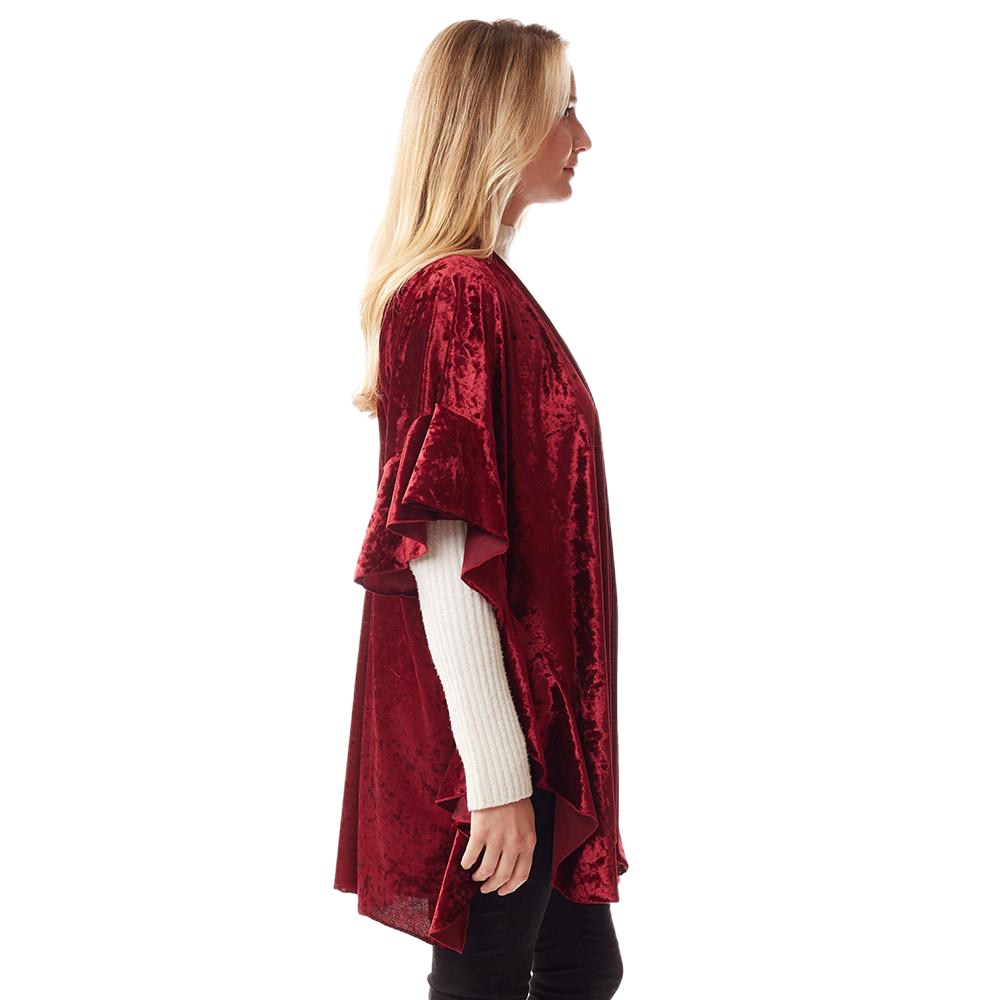 Solid Color Printed Long Velvet Shawl Winter Burnout Shawl Poncho Women Outwear Cover, the perfect accessory, luxurious, trendy, super soft chic capelet, keeps you warm & toasty. You can throw it on over so many pieces elevating any casual outfit! Perfect Gift Birthday, Holiday, Christmas, Anniversary, Wife, Mom, Special Occasion