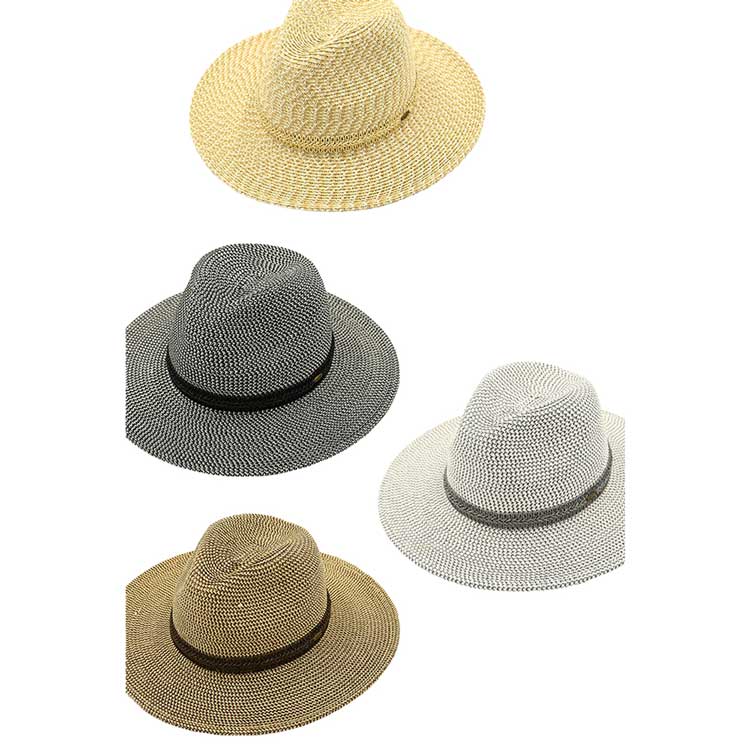 C.C Heather Effect Panama Sunhat, Keep your styles on even when you are relaxing at the pool or playing at the beach. Large, comfortable, and perfect for keeping the sun off of your face, neck, and shoulders. Perfect summer, beach accessory. Ideal for travelers who are on vacation or just spending some time in the great outdoors.