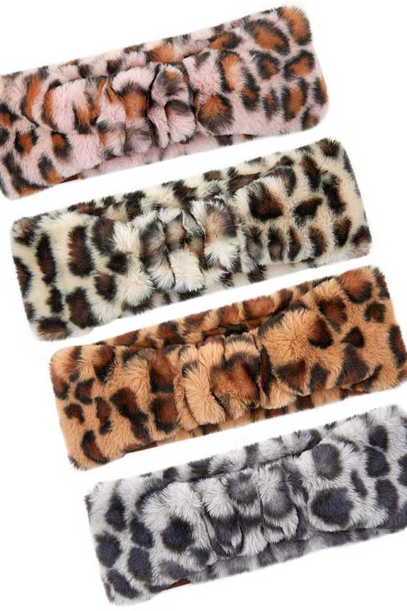 C.C Leopard Pattern Faux Fur Headwrap, before running out the door into the cool air, you’ll want to reach for this toasty beanie to keep you incredibly warm. Accessorize the fun way with this faux fur Headwrap, it's the autumnal touch you need to finish your outfit in style. Awesome winter gift accessory! Perfect Gift Birthday, Christmas, Stocking Stuffer, Secret Santa, Holiday, Anniversary, Valentine's Day, Loved One.