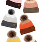 C.C Multi Color Block Stripes Pom Beanie, wear it before running out the door into the cool air to keep yourself warm and toasty and look absolutely beautiful. You’ll want to reach for this toasty beanie to keep you incredibly warm everywhere and every occasion. Accessorize the fun way with this pom hat. It's the autumnal touch you need to finish your outfit in style.