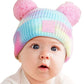 C.C Tie Dye Baby Beanie C.C Rubber Patch Double Yarn Pom, before taking your baby running out the door into the cool air, you’ll want to reach for this toasty beanie to keep your baby incredibly warm. Accessorize the fun way with this faux fur pom pom hat, it's the autumnal touch you need to finish your outfit in style. Awesome winter gift accessory! Perfect Gift Birthday, Christmas, Stocking Stuffer, Secret Santa, Holiday, Anniversary, Valentine's Day, Loved One.
