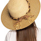 C.C Wooden Beads Braids trim  Two Tone Hat, adds a great accent to your wardrobe, Unique, timeless and classic Hat looks cool and fashionable. Perfect for that bad hair day, or simply casual everyday wear; Perfect for bad hair days or simply casual everyday wear; Great gift for that fashionable on-trend friend. Perfect Gift Birthday, Holiday, Christmas . 