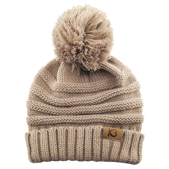 Cable Knit Ribbed Chunk Pom Pom Comfy Winter Beanie Hat. Before running out the door into the cool air, you’ll want to reach for this toasty beanie to keep you incredibly warm. Accessorize the fun way with this pom pom hat, it's the autumnal touch you need to finish your outfit in style. Awesome winter gift accessory!Tapue 