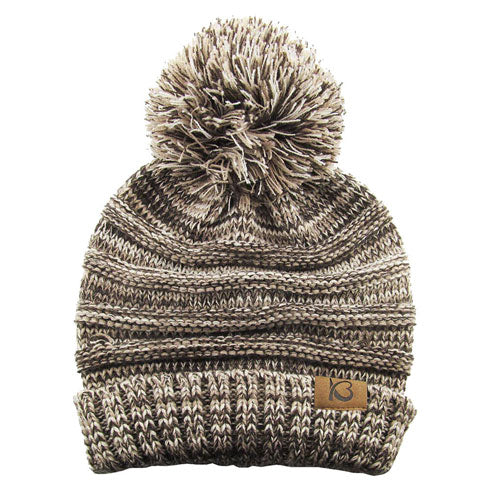 Brown Cable Knit Ribbed Chunk Pom Pom Comfy Winter Beanie Hat. Before running out the door into the cool air, you’ll want to reach for this toasty beanie to keep you incredibly warm. Accessorize the fun way with this pom pom hat, it's the autumnal touch you need to finish your outfit in style. Awesome winter gift accessory!