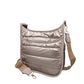Copper Solid Quilted Shiny Puffer Crossbody Bag, Complete the look of any outfit on all occasions with this Shiny Puffer Crossbody. It offers enough room for your essentials. With a One Inside Zipper Pocket, three two inside slip pockets and a secured Magnetic Closure at the top, this bag will be your new go to! Casual Easy style using for: Work, School, Excursion, Going out, Shopping, Party, etc.