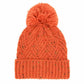 Coral Confetti Diagonal Stripes Pompom Knit Beanie, awesome stripes design with yarn pompom makes it beautiful and keeps you standing out with perfect beauty. Wear throughout the winter and cold days to ensure absolute comfortability. Accessorize the fun way with this faux fur pom pom hat. Coordinate with any outfit to match the best with perfect warmth and coziness. It Comes in one size winter cap with a pom that fits most head sizes. Enjoy the winter in comfort with this Heart Beanie!