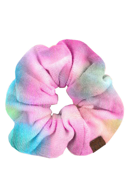 Cotton Candy C.C Tie Dye Soft Scrunchies, hair scrunchie will adorn your tresses making them look amazing, fun & trendy. Either way they will add a spark of style & charm. So cute and super stylish with any outfit! Great accessory, cutest addition to a plain outfit. Wear it in your hair or around your wrist for a two-in-one accessory. Perfect Gift.