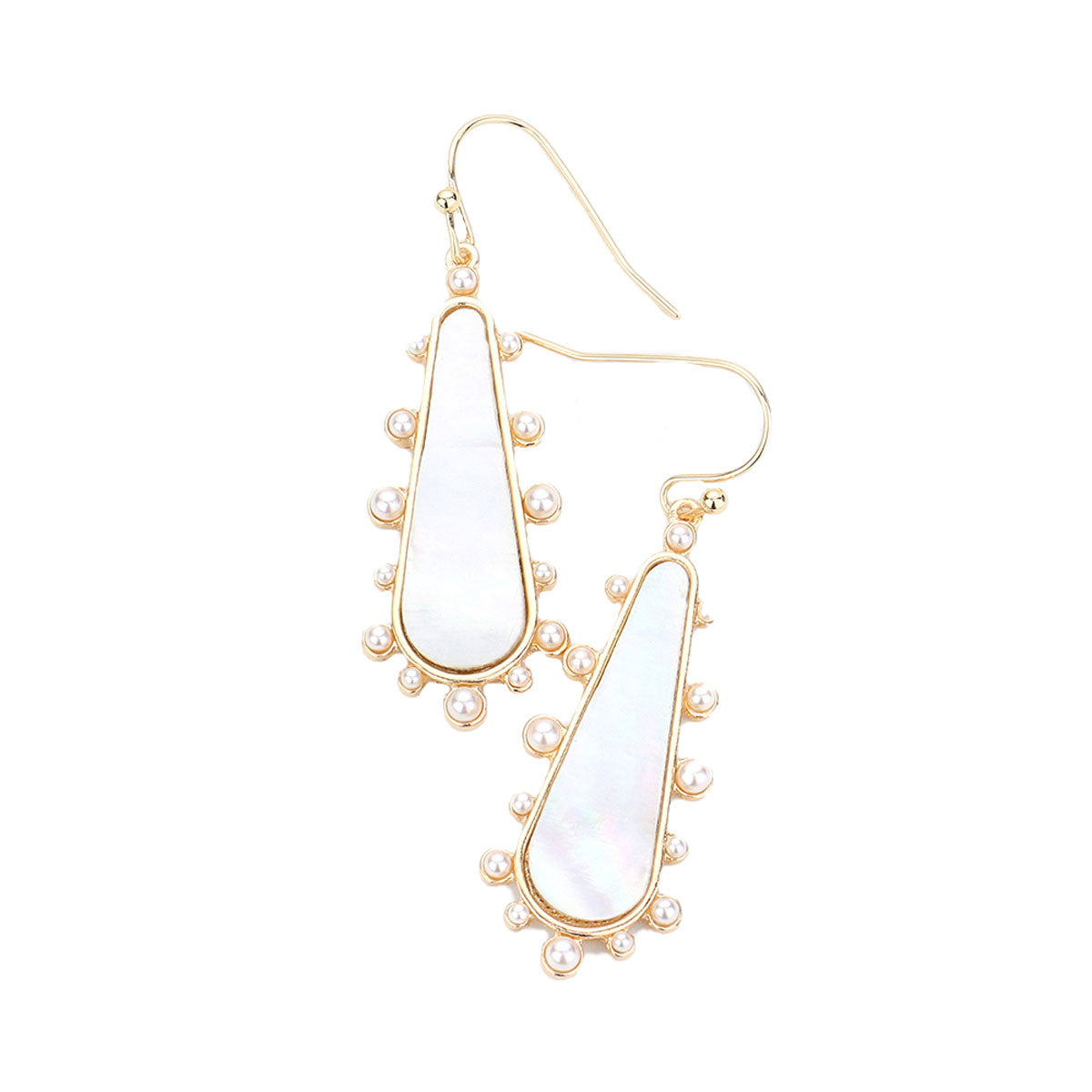 Cream Mother Of Pearl Teardrop Dangle Earrings, these Evening dangles earrings are lightweight and make a stylish addition to your fashion earring and jewelry collection. put on a pop of color to complete your ensemble. Jewelry that fits your lifestyle! Perfect Birthday Gift, Anniversary Gift, Mother's Day Gift, Graduation Gift, Prom Jewelry, Just Because Gift, Thank you Gift.