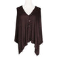 Dark Brown Solid Button Poncho, These famous multi-purpose ponchos are wonderfully versatile and can be worn in many different ways: as a poncho; a shrug; a cardigan; a scarf; a snood; and a shawl. Timeless beautiful Poncho is ensure your upper body stays perfectly warm when the temperatures drop. A fashionable eye catcher, will quickly become one of your favorite accessories, the thickness is perfect for autumn winter and spring, fine gift for women, girl, mom.