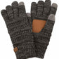 Dark Grey C.C Multi Color Gloves With Lining Inside, are smart, eye-catching and attractive addition to your outfit. This trendy lining inside gloves keeps you absolutely warm and toasty in the winter and cold weather outside. Accessorize the fun way with these gloves. It's the autumnal touch you need to finish your outfit in style. A pair of these gloves will be nice gift for your family, friends, anyone you love and even yourself.