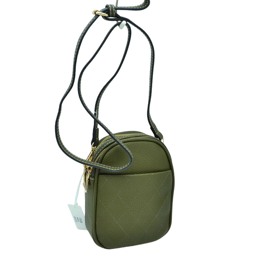 Dark Green Small Crossbody mobile Phone Purse Bag for Women, This gorgeous Purse is going to be your absolute favorite new purchase! It features with adjustable and detachable handle strap, upper zipper closure with a double pocket. Ideal for keeping your money, bank cards, lipstick, coins, and other small essentials in one place. It's versatile enough to carry with different outfits throughout the week. It's perfectly lightweight to carry around all day with all handy items altogether.