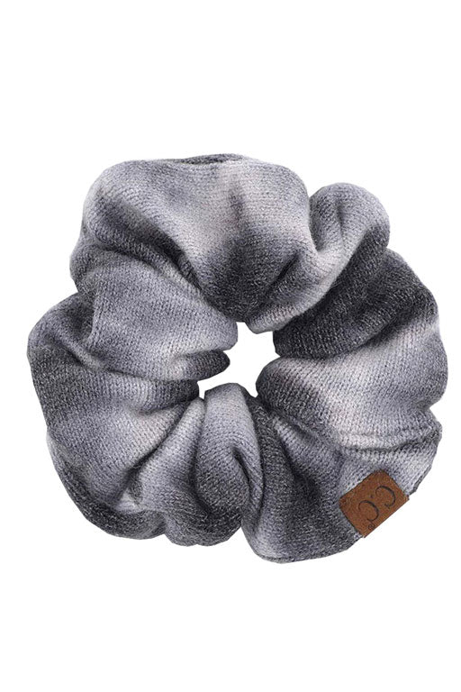 Dark Grey C.C Tie Dye Soft Scrunchies, hair scrunchie will adorn your tresses making them look amazing, fun & trendy. Either way they will add a spark of style & charm. So cute and super stylish with any outfit! Great accessory, cutest addition to a plain outfit. Wear it in your hair or around your wrist for a two-in-one accessory. Perfect Gift.