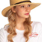 Dark Natural Brown C.C Straw Panama Hat. Show your trendy side with this Straw Panama Sun hat. Have fun and look Stylish. Great for covering up when you are having a bad hair day, keep you incredibly relax as a great hat can keep you cool and comfortable even when the sun is high in the sky. perfect for protecting you from the rain, wind, snow, beach, pool, camping or any outdoor activities.